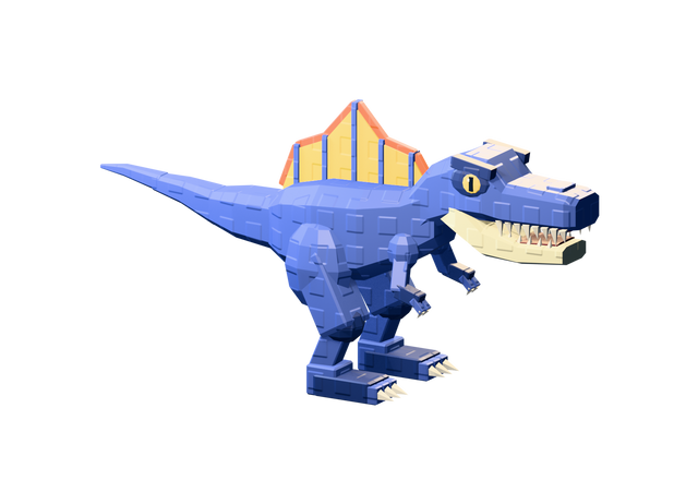 Azure Sailback Dinosaur