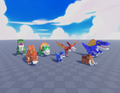 Rigged and animated prehistoric Roblox creatures included in Jurassic Pack
